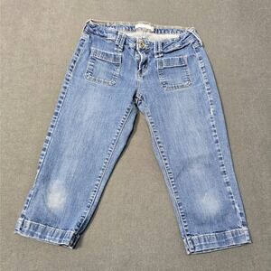 Levis Original 545 Capri Cropped Jeans 4 Light wash Size 4 Y2K